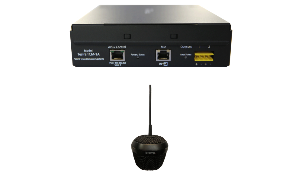 Микрофон с усилителем Biamp Parle TCM-1A (Black)