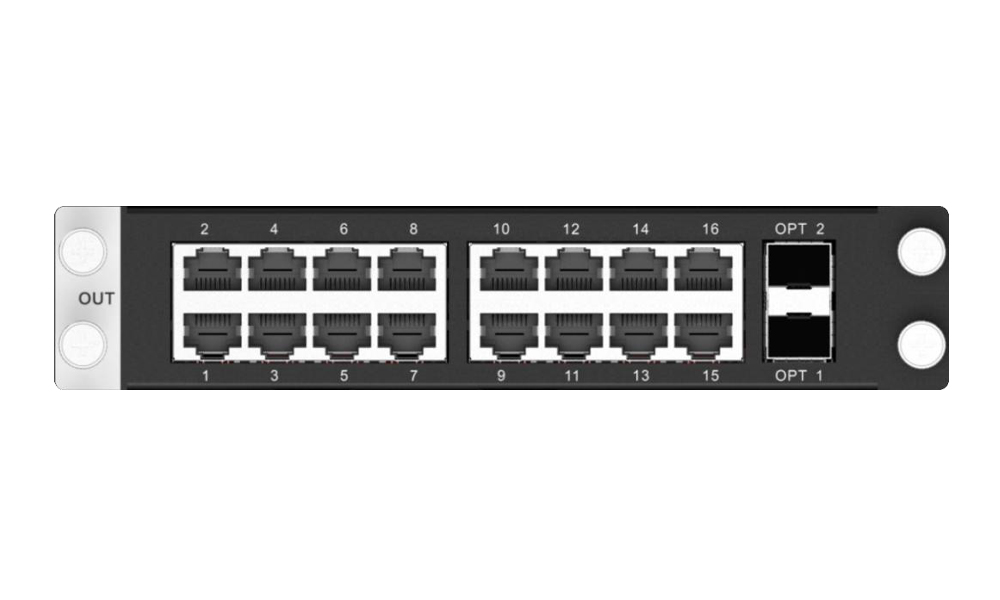 Отправляющая карта Pixelhue [LU_16xRJ45+2xOPT Sending Card] для LED-экрана: 16x RJ45 + 2x оптики